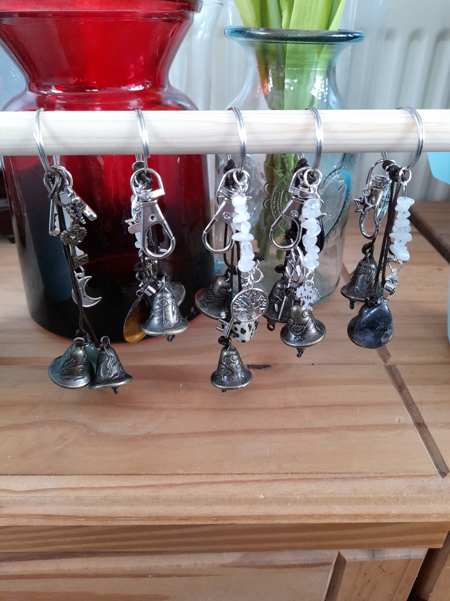 Witches bells keyrings