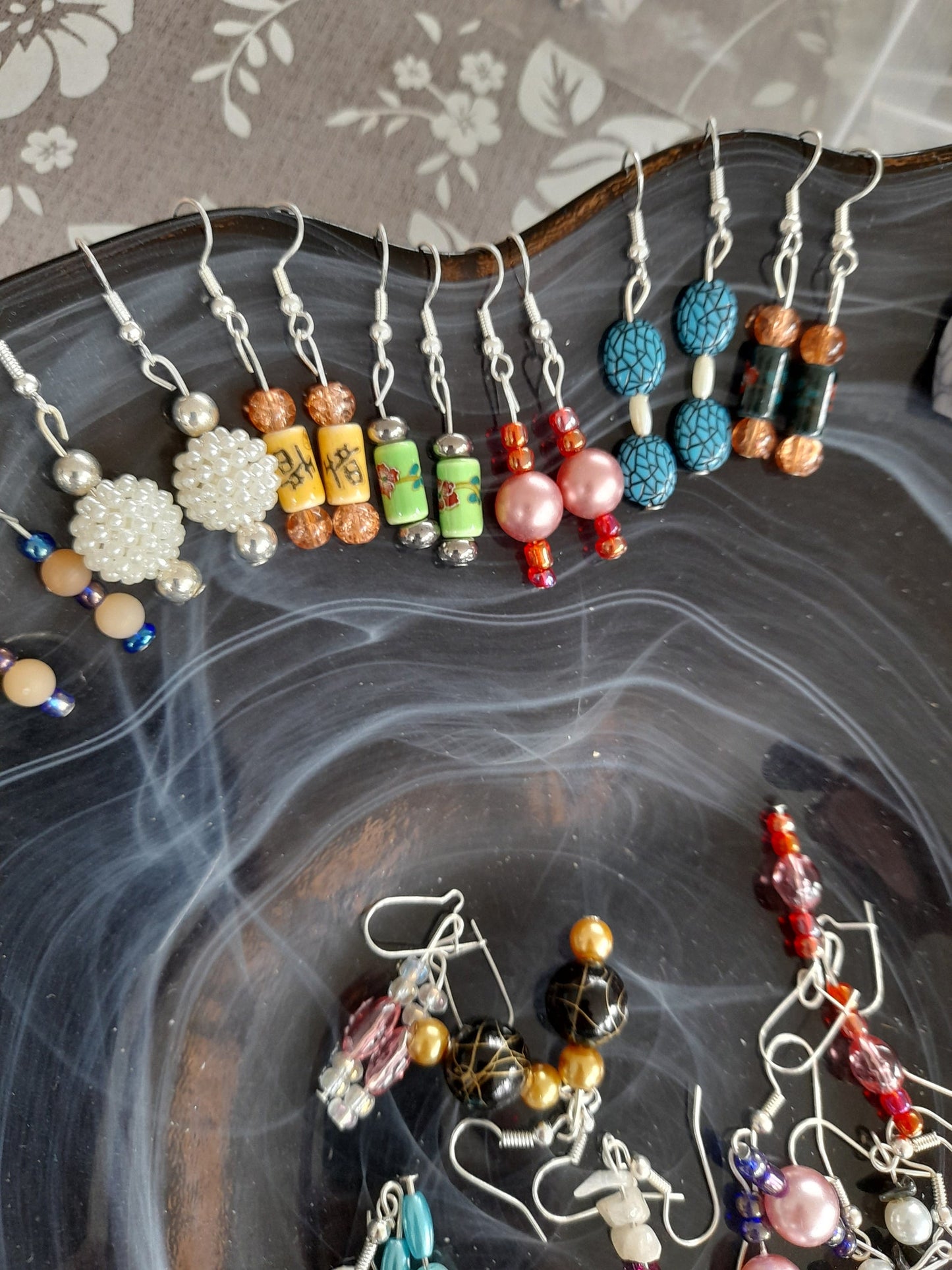 Set of 3 Handmade earrings lucky dip