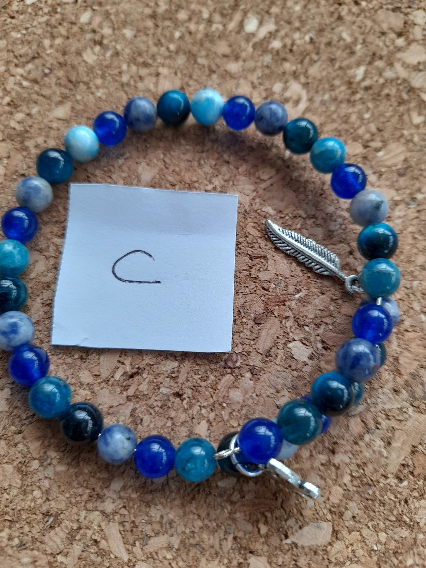 Semi-precious single strand hand made bracelets