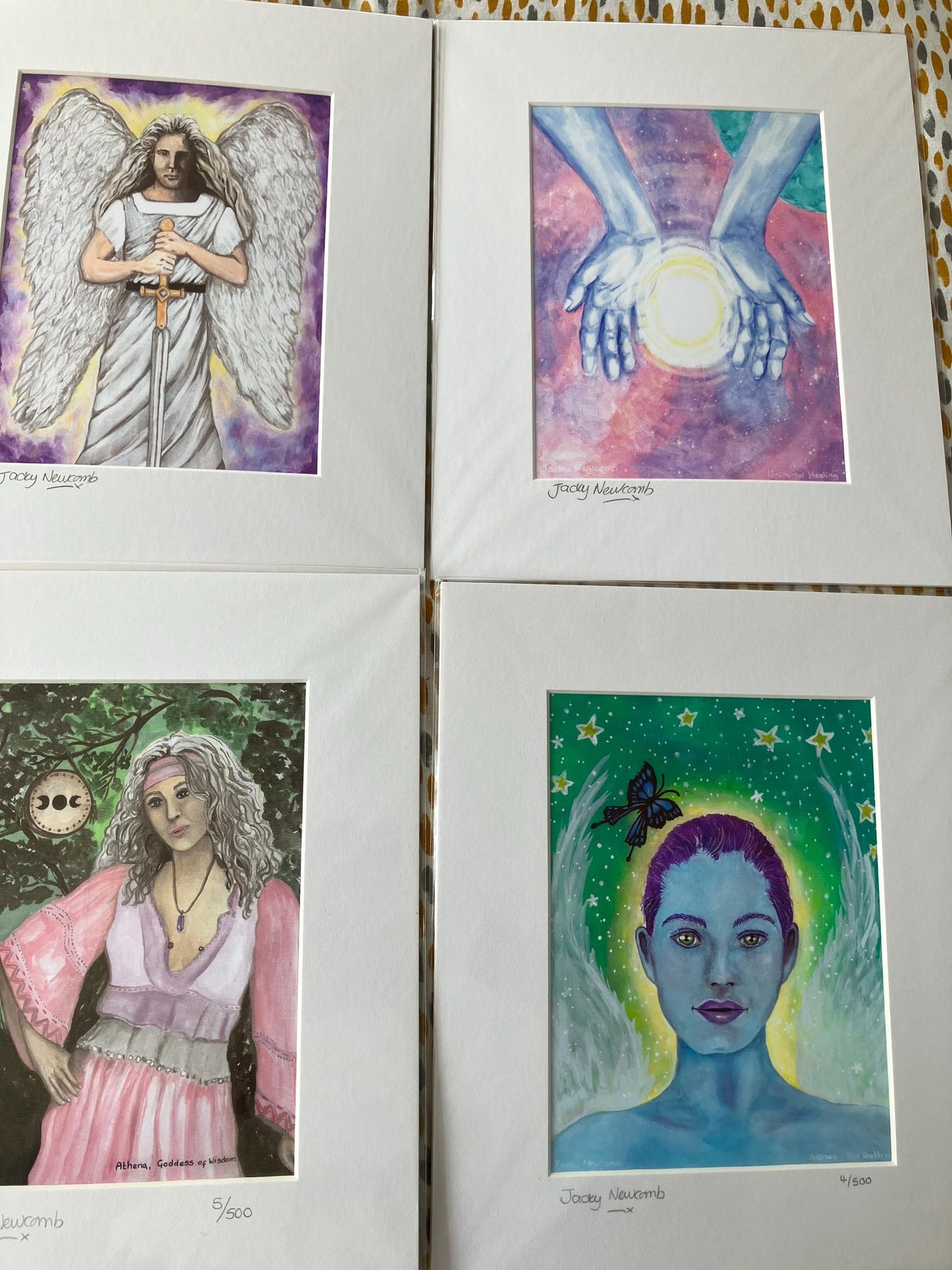 Jacky Newcomb signed prints