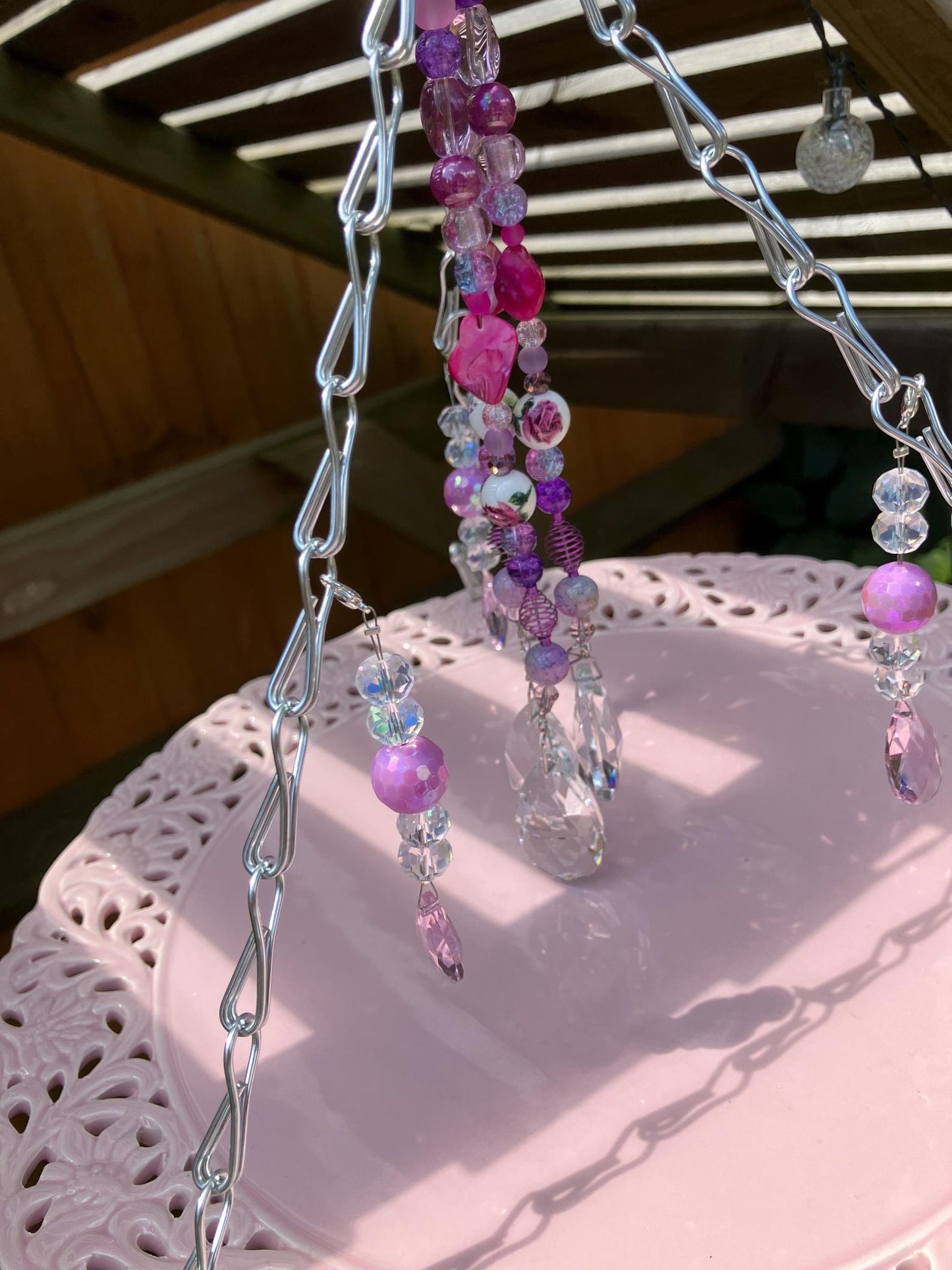 unique bird feeder/ hanging tray