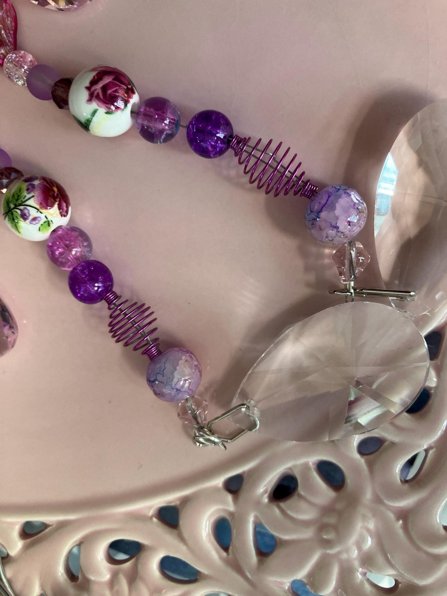 unique bird feeder/ hanging tray