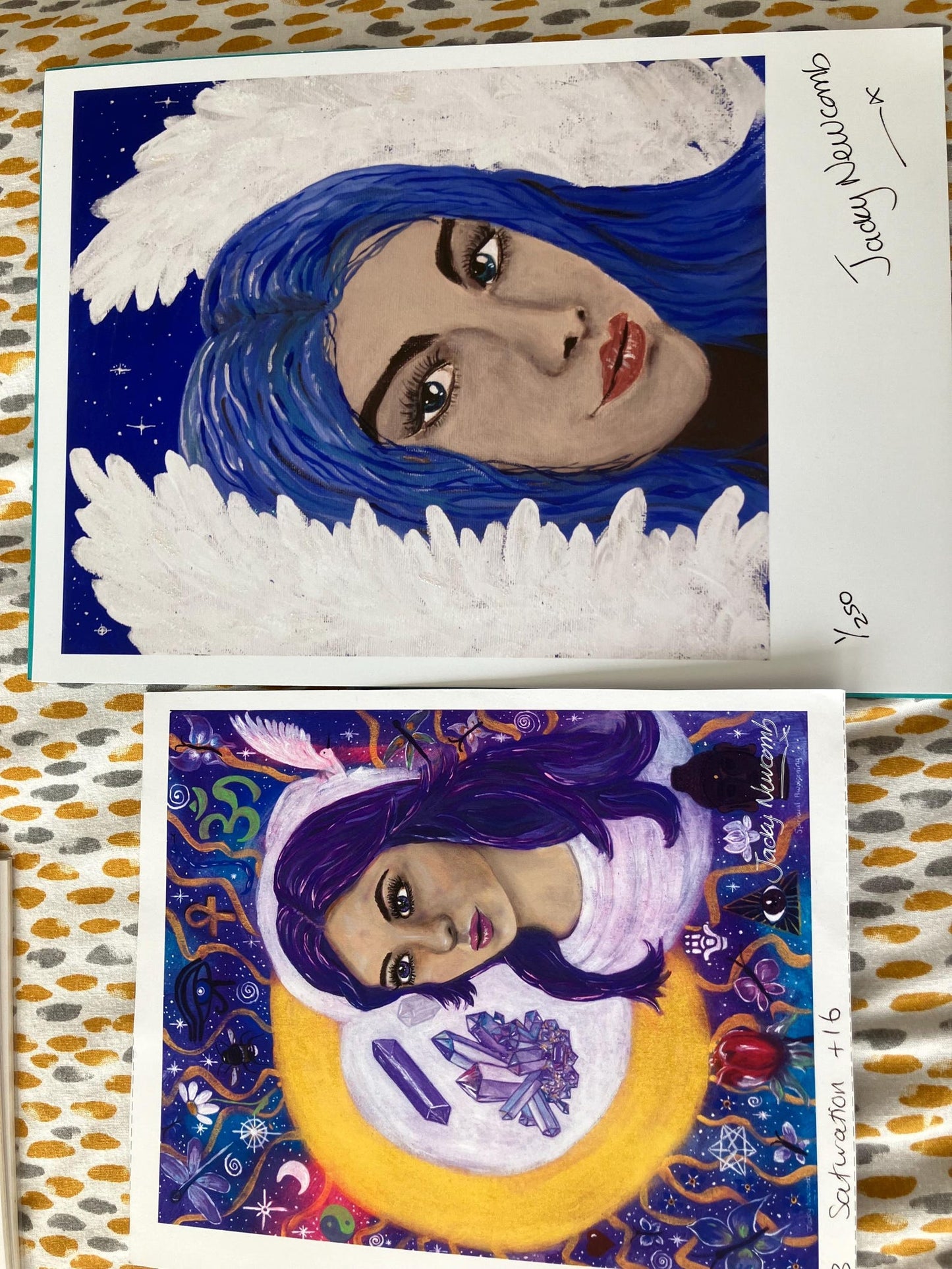 Jacky Newcomb signed prints