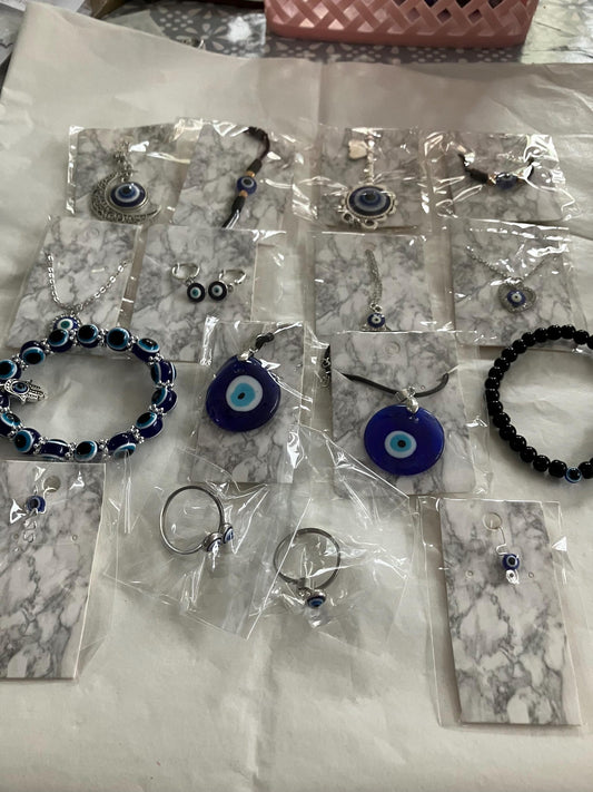 Turkish Evil Eye mixed jewellery