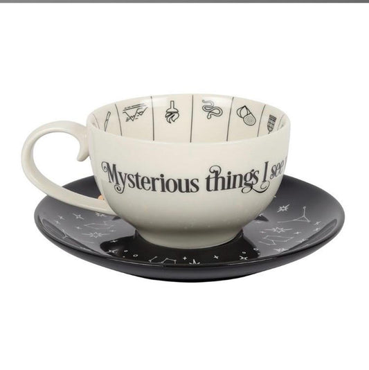 Fortune telling Tea cup and saucer