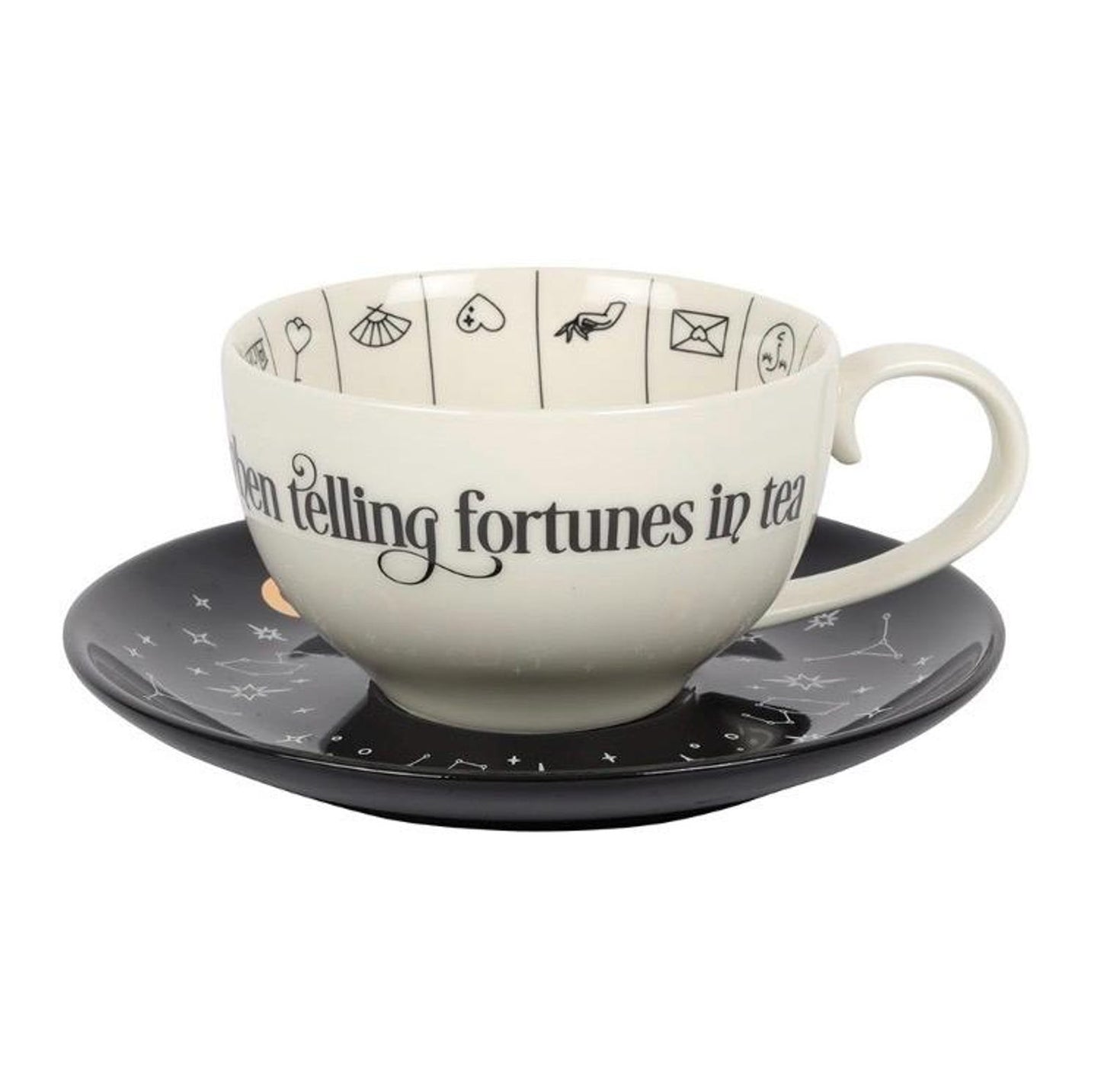 Fortune telling Tea cup and saucer