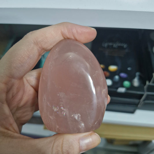 Rose quartz flame