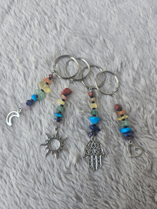 Chakra chipped keyring