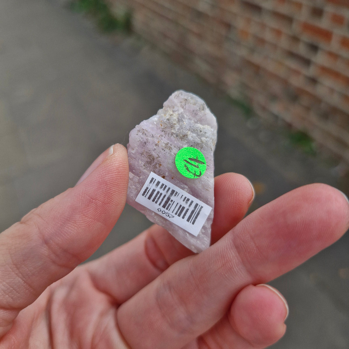 Kunzite Raw Specimen 13g 4.1cm