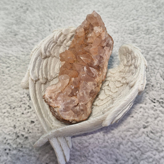 Pink patagonian amethyst small geode