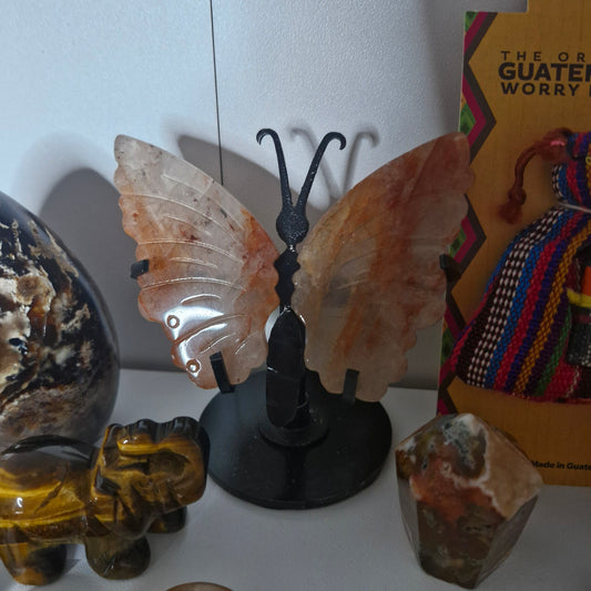 Fire Quartz butterfly wings
