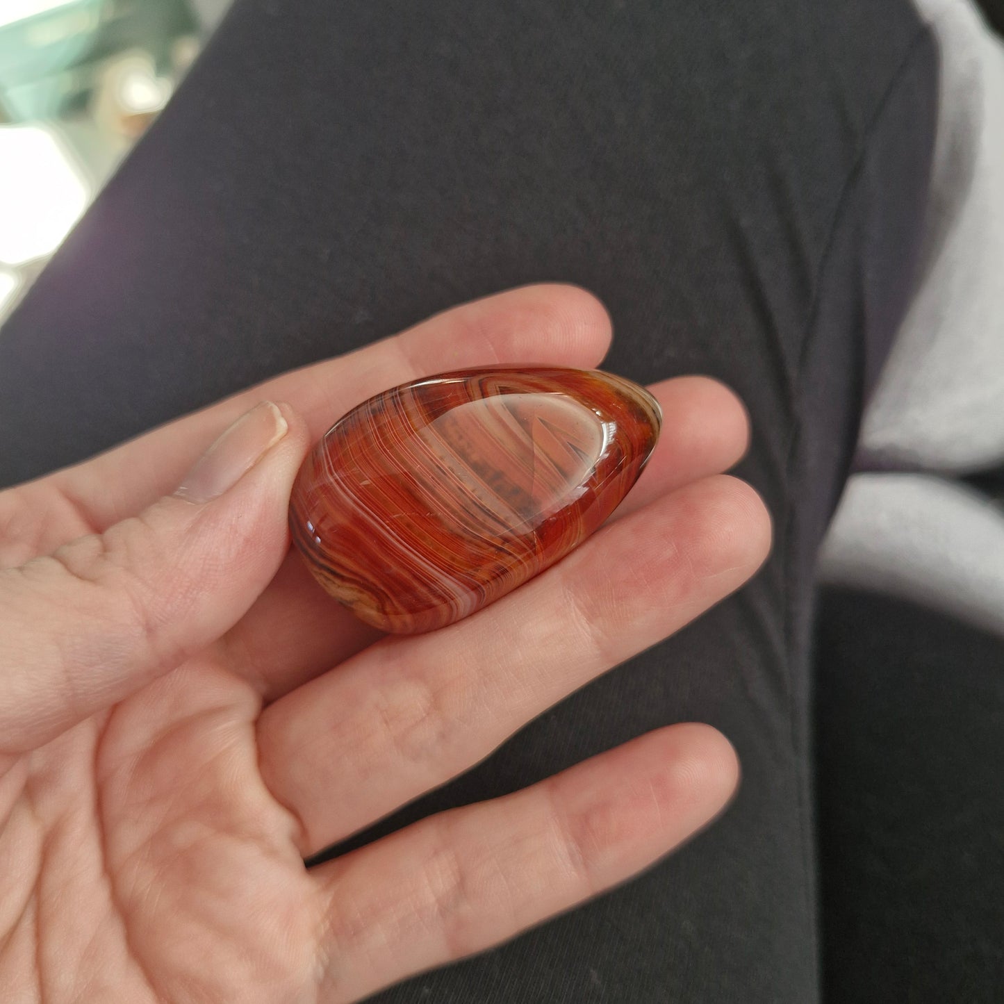 Sardonyx palm stones/ mini palms