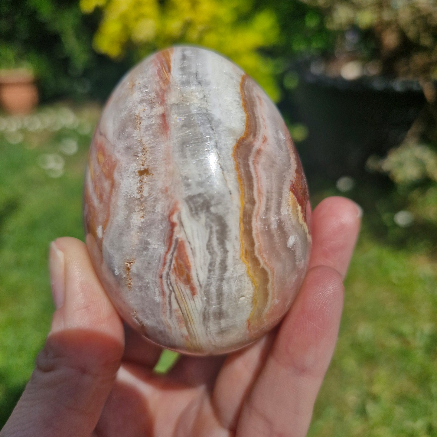 Onyx Egg Carving