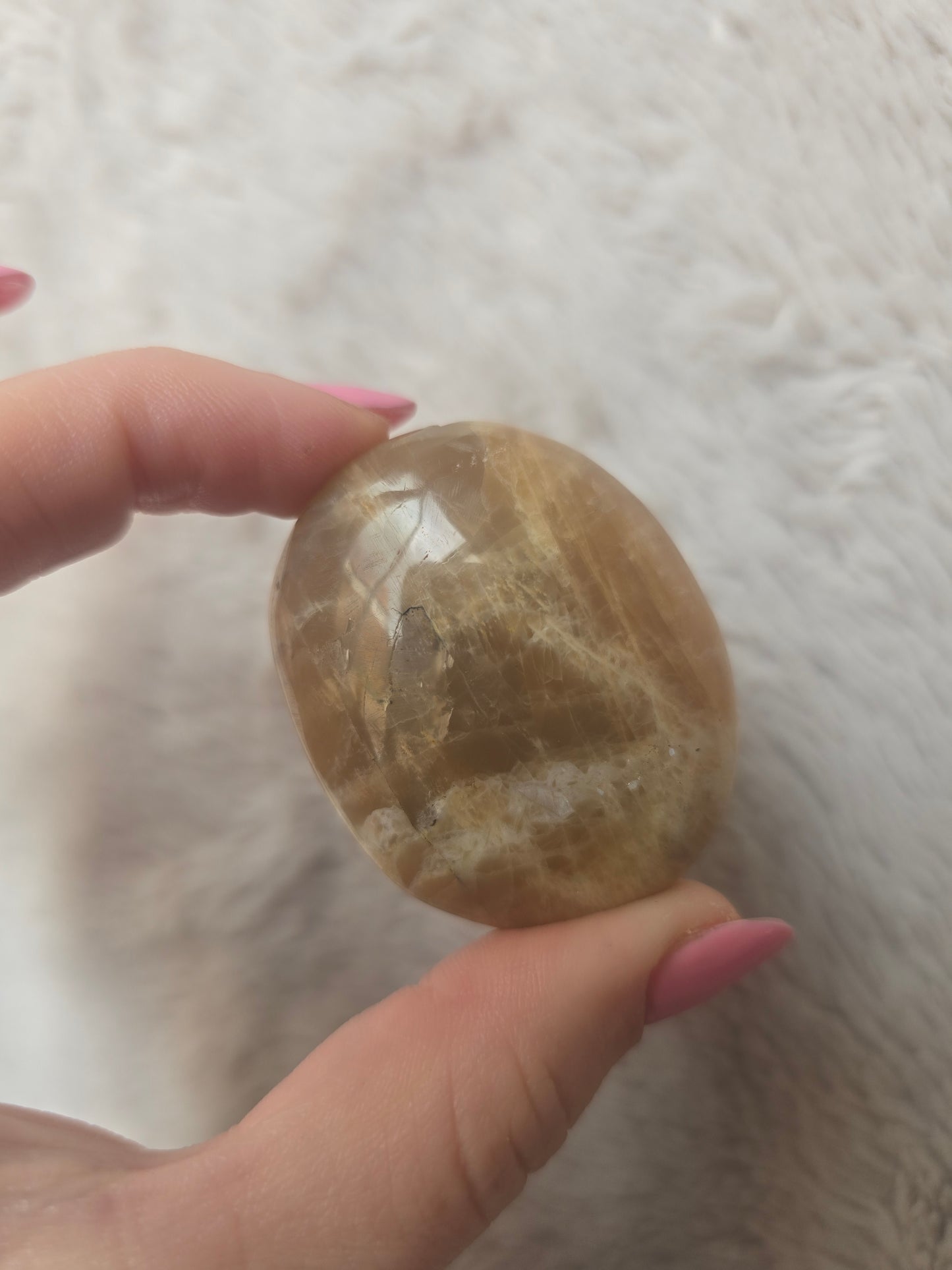 Peach moonstone mini palms