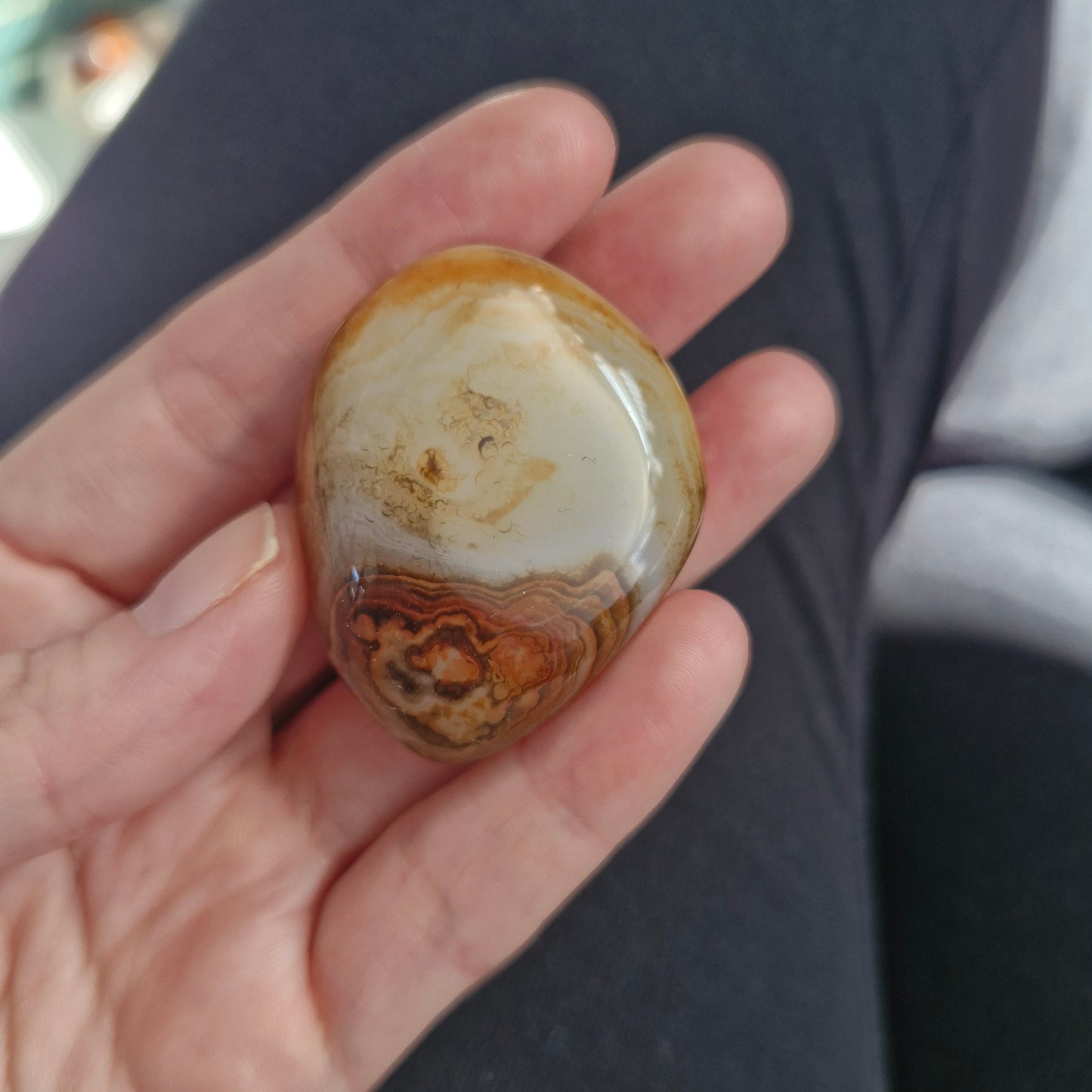 Sardonyx palm stones/ mini palms