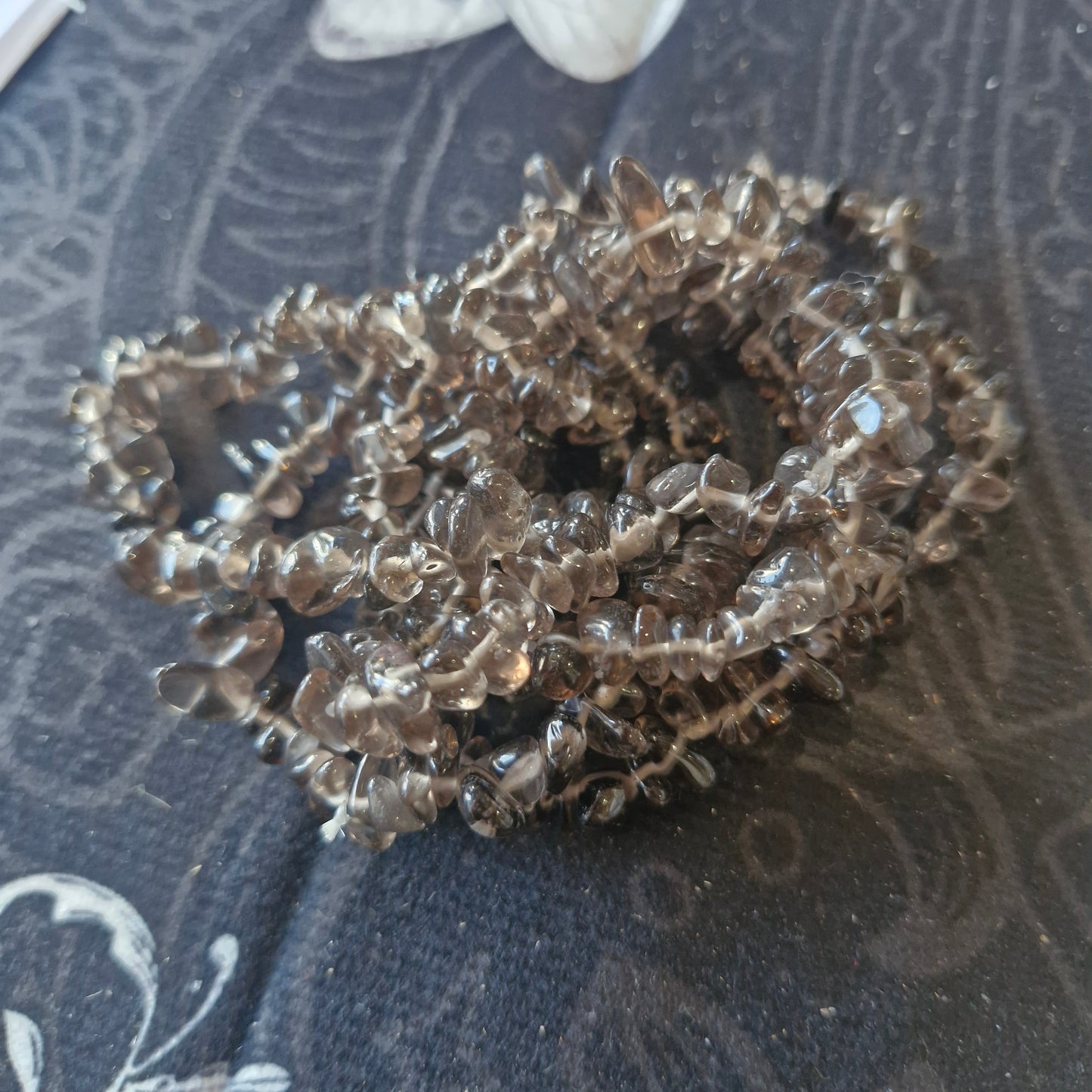 Smoky Quartz Chip Bracelet