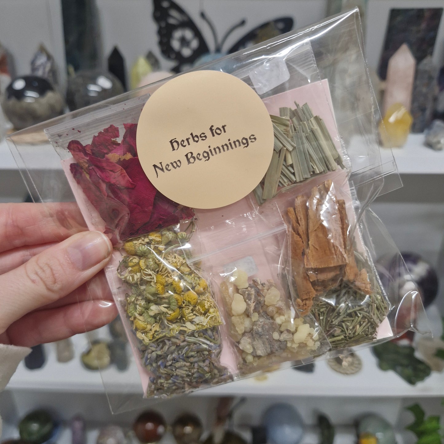 Make your own herb blend/spell mix/loose incense kits