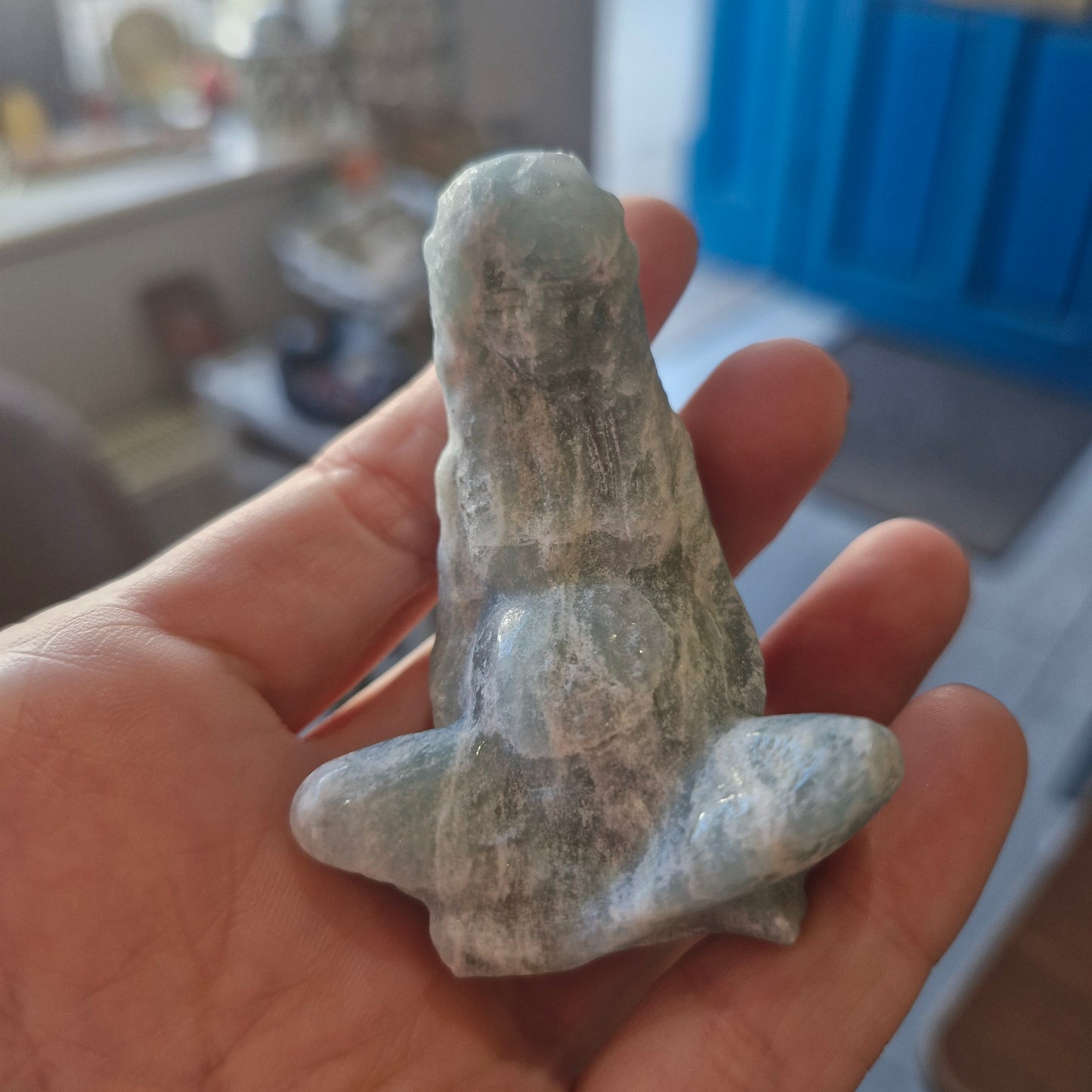 Goddess Gaia Mother Earth Crystal Carving