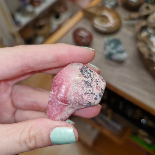 Rhodochrosite freeform