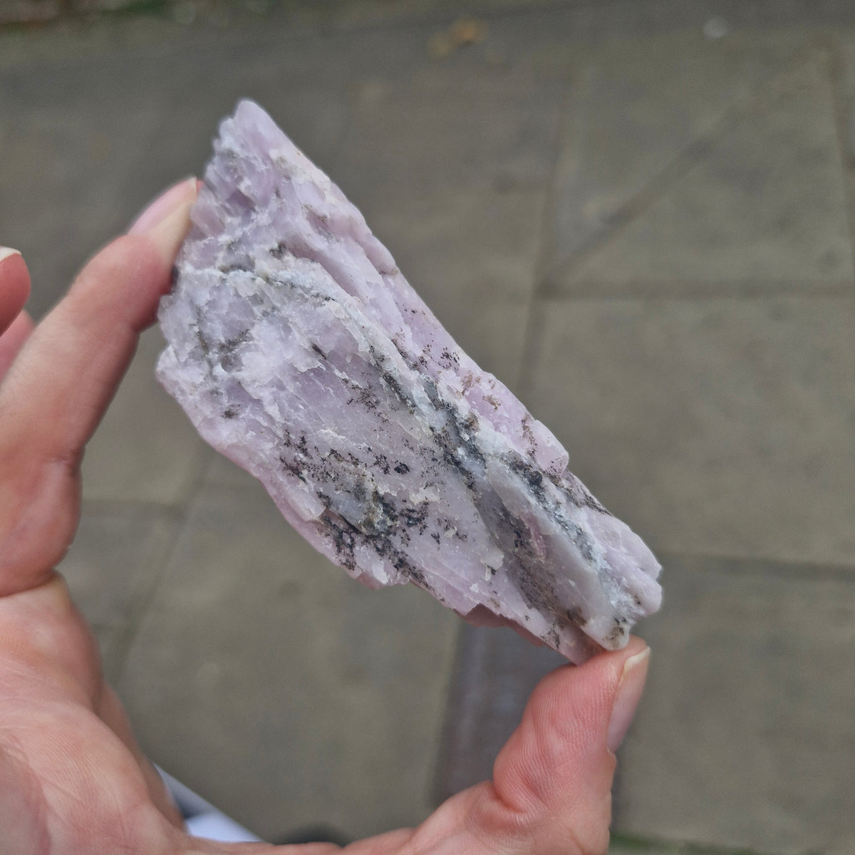 Kunzite Raw Specimen 89g 9.2cm