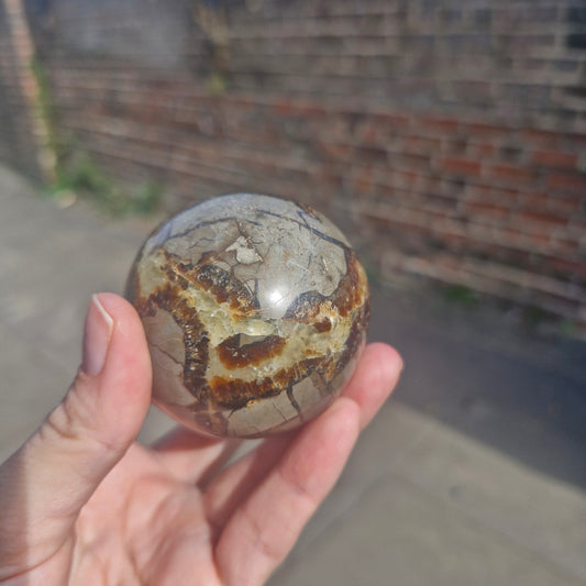 Septarian Sphere 258g 6cm