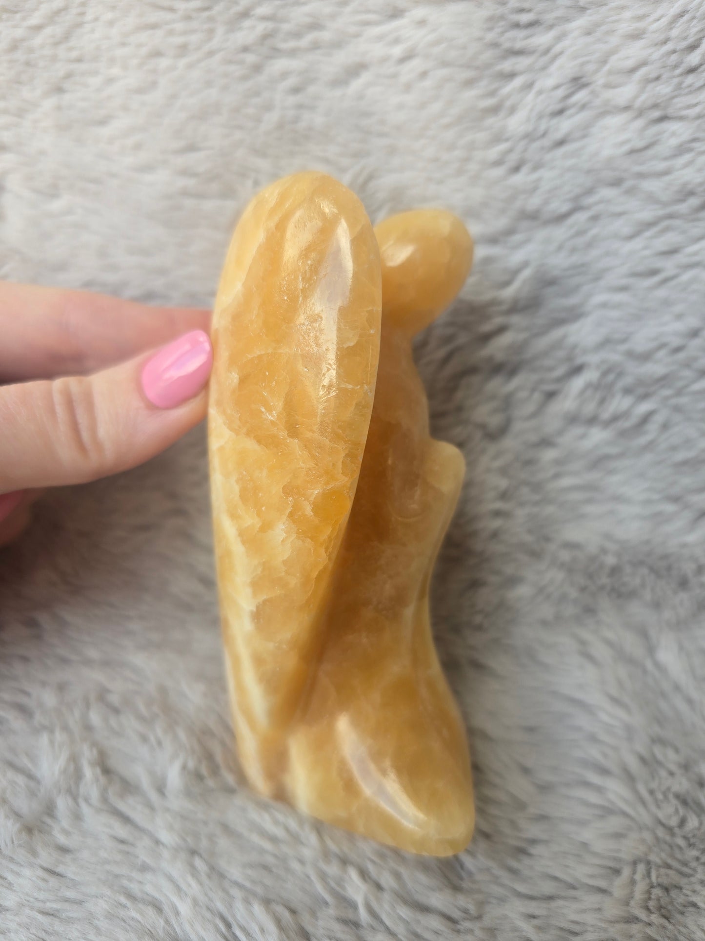 Orange Calcite angel