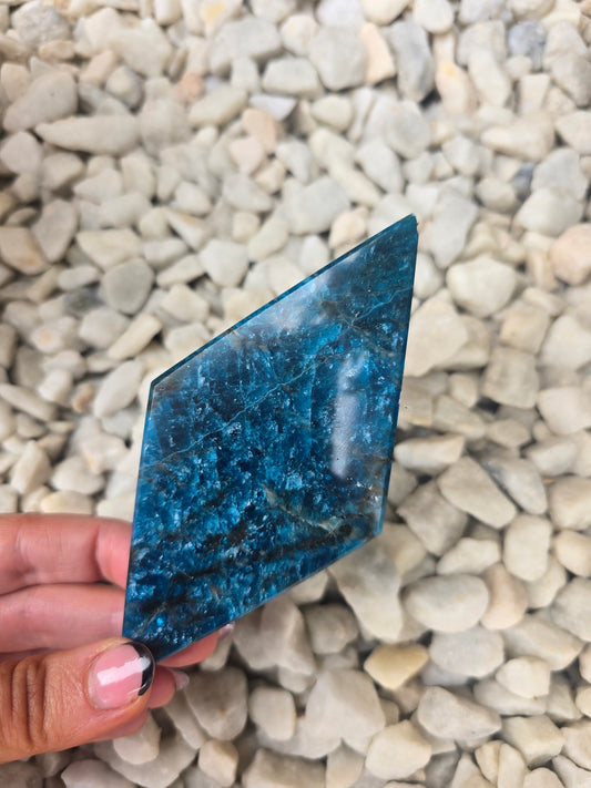 Apatite diamond - chipped