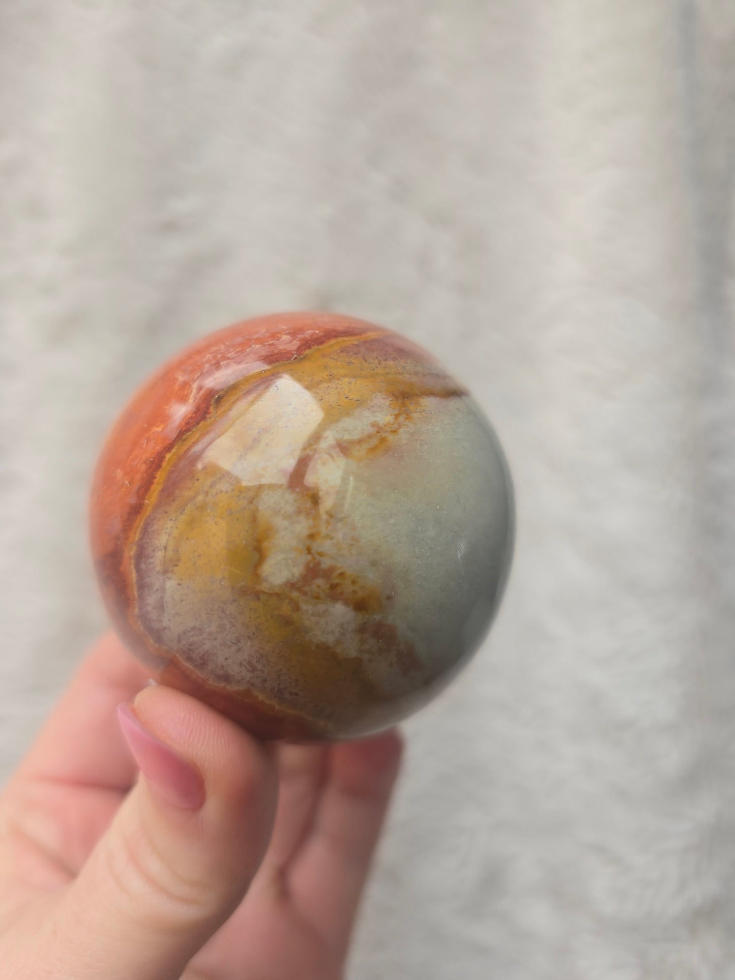 Polychrome Jasper sphere