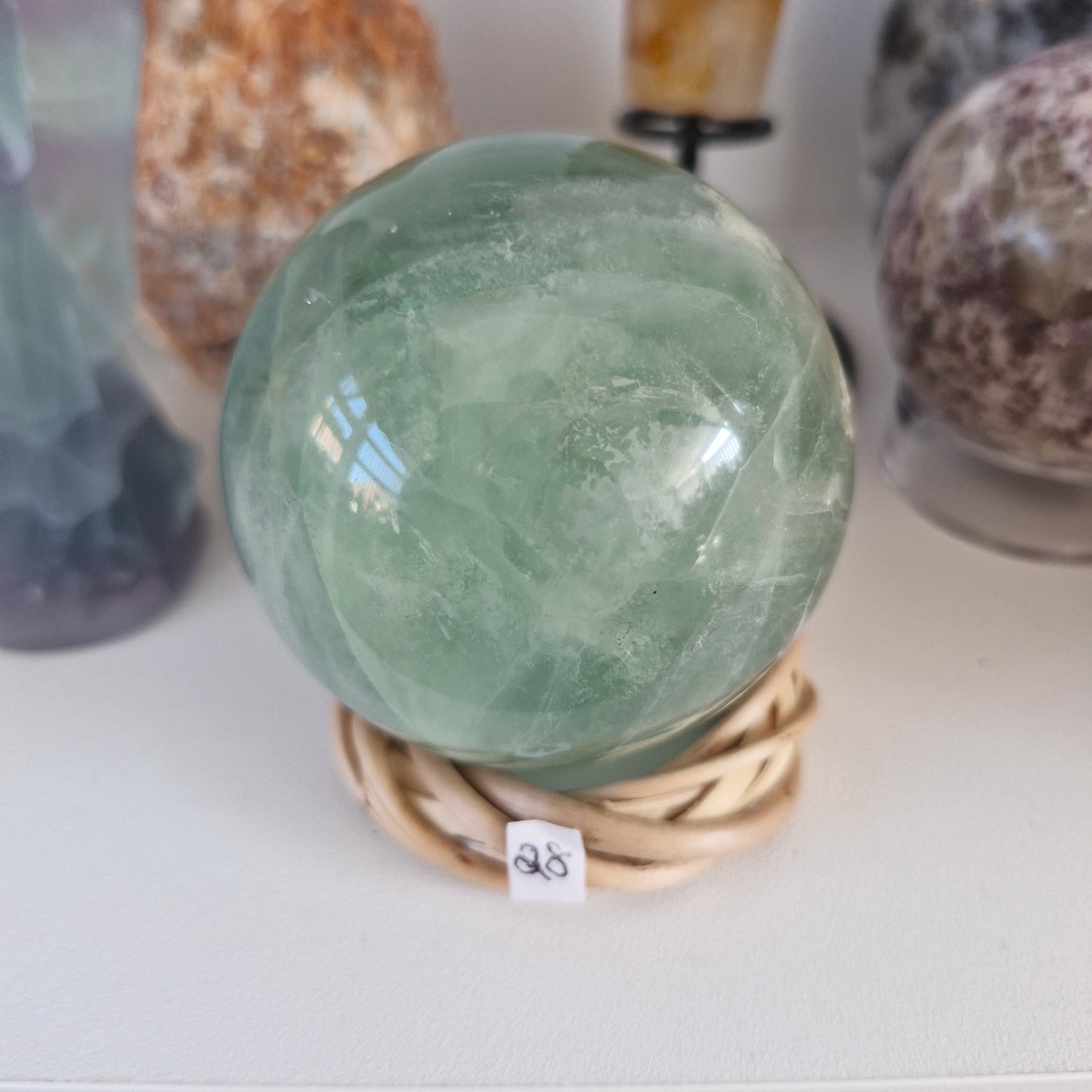 Big fluorite sphere
