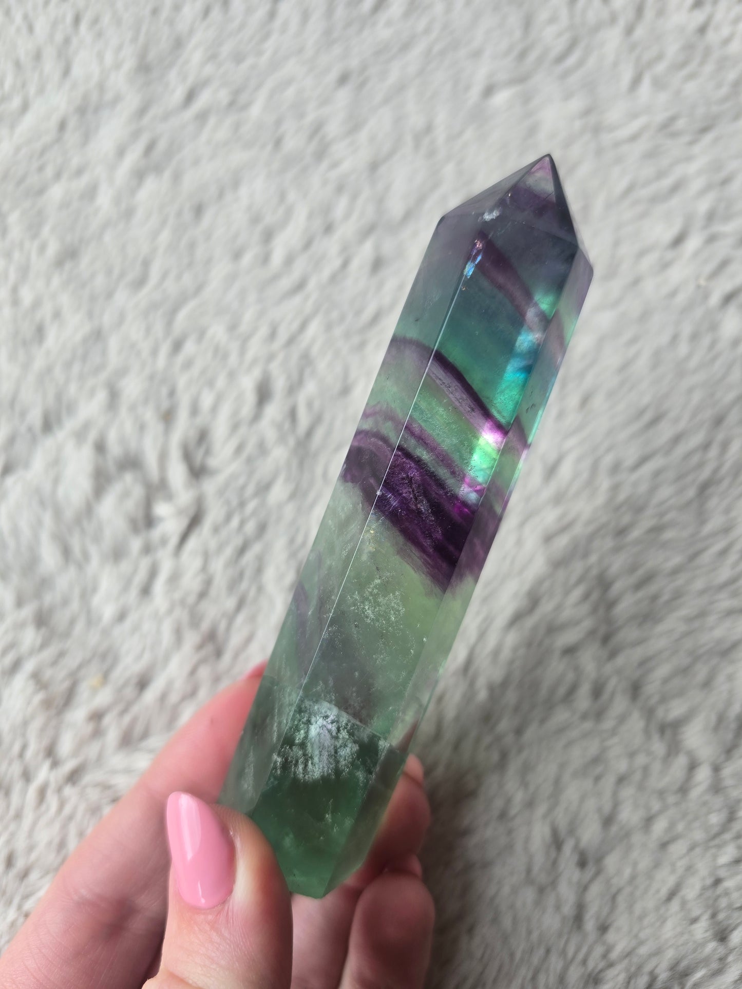 Fluorite tower - 12cm