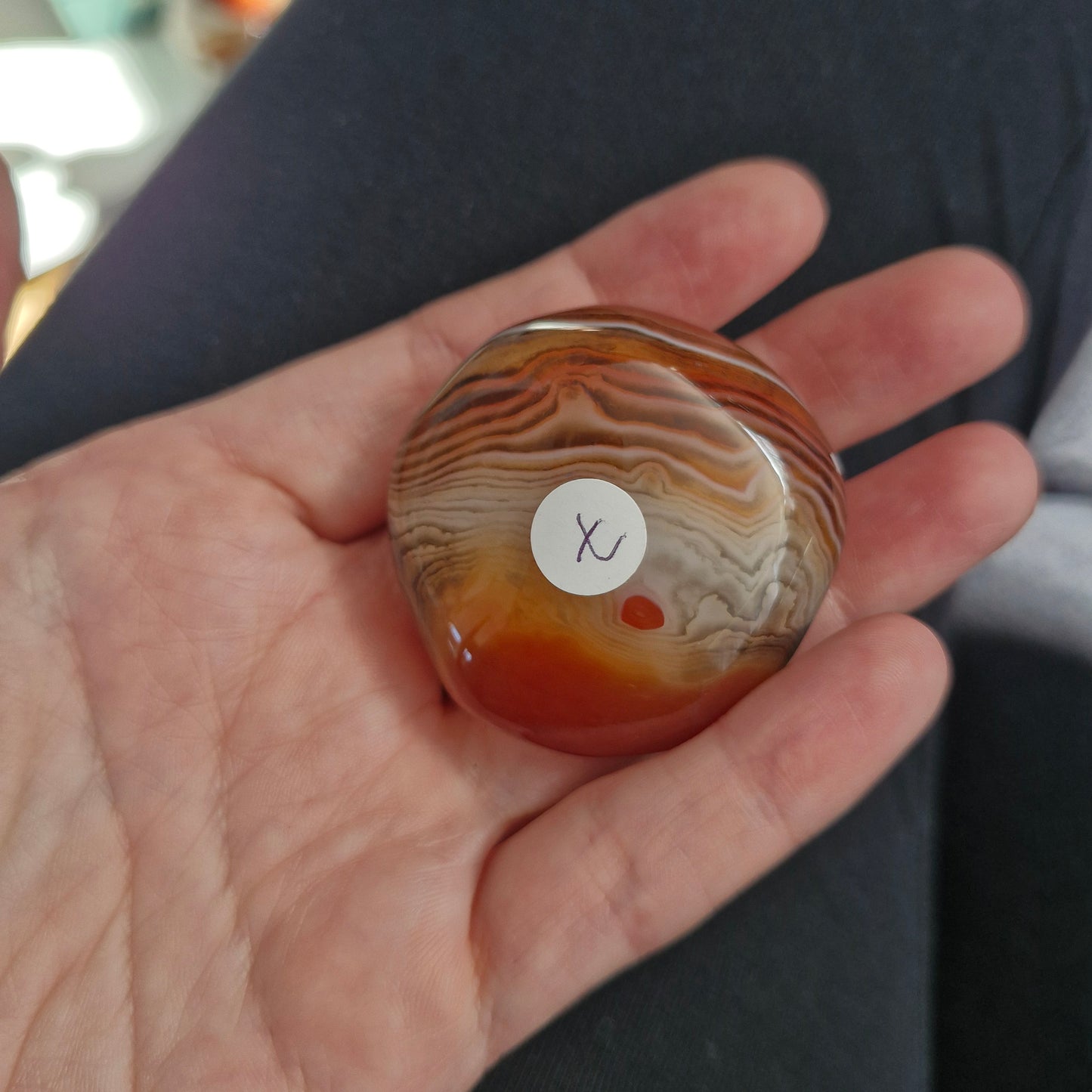 Sardonyx palm stones/ mini palms