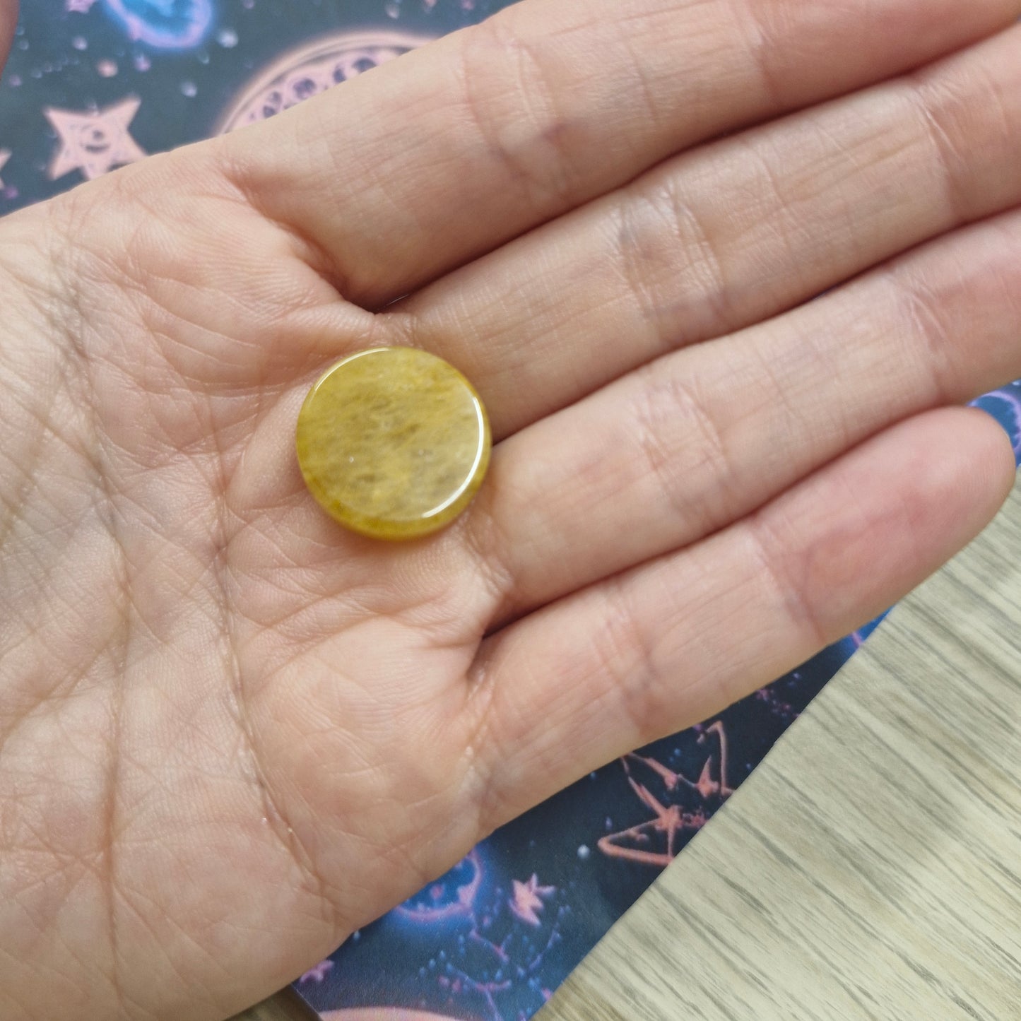 Chakra balancing crystal tokens