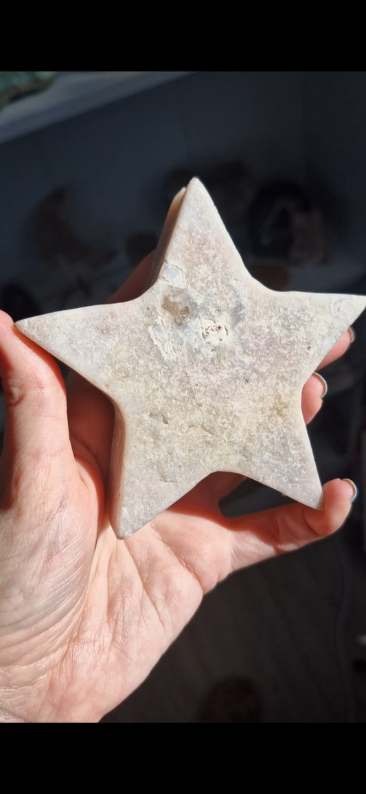 Pink amethyst star