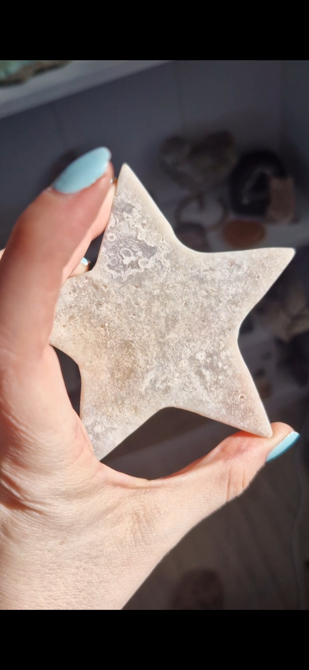 Pink amethyst star