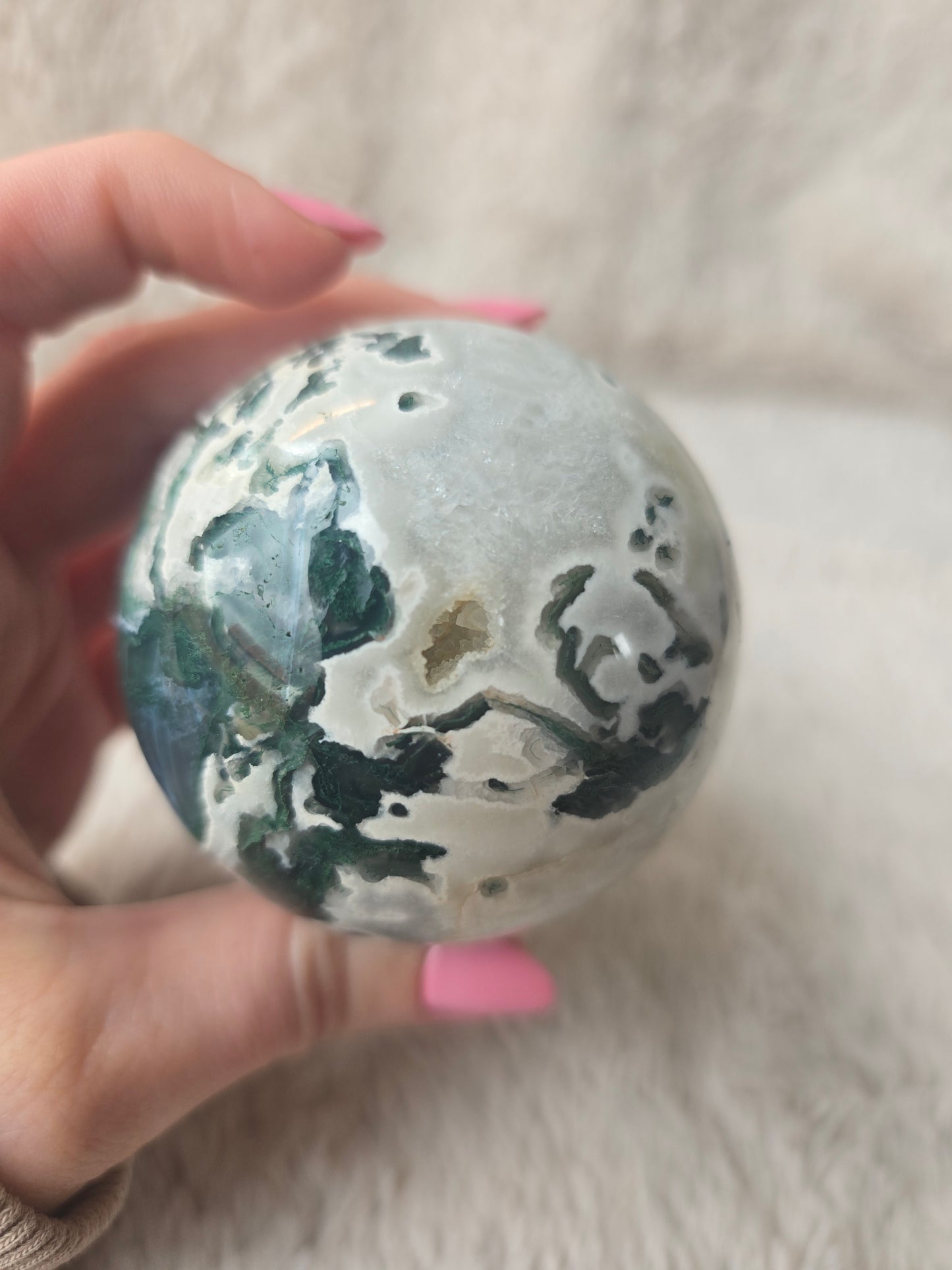 Moss Agate Sphere