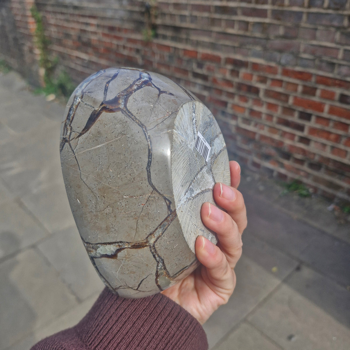 Septarian Crystal Bowl 14.5cm 858g