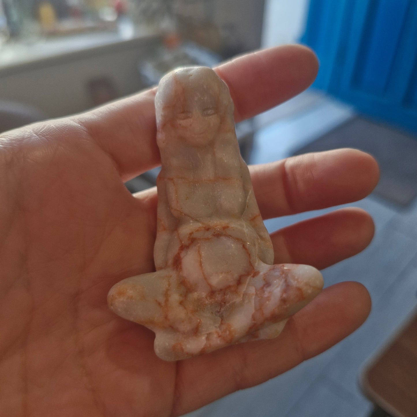 Goddess Gaia Mother Earth Crystal Carving