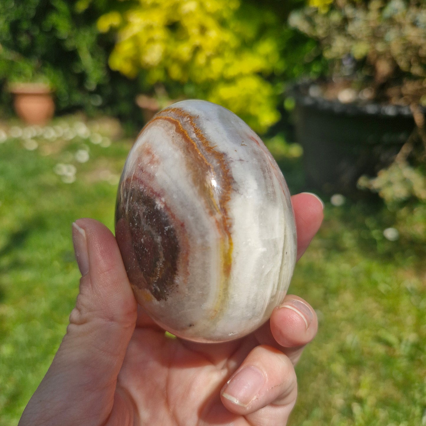 Onyx Egg Carving