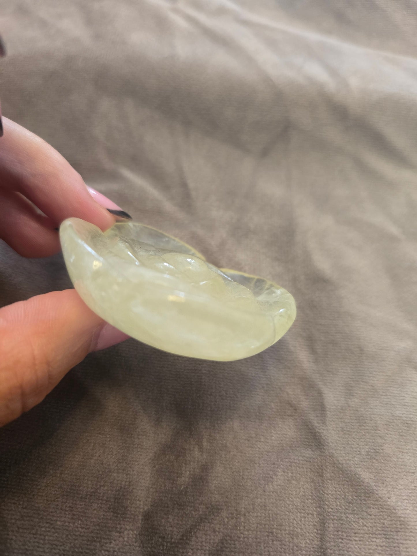 Citrine Rose (carved- flat)