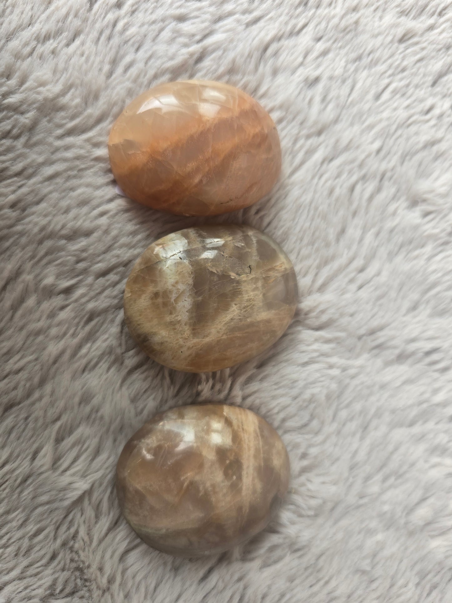 Peach moonstone mini palms