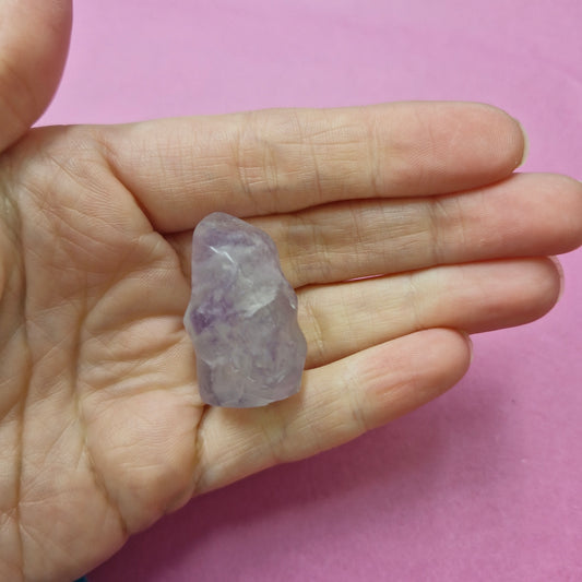 Amethyst mini flame carving