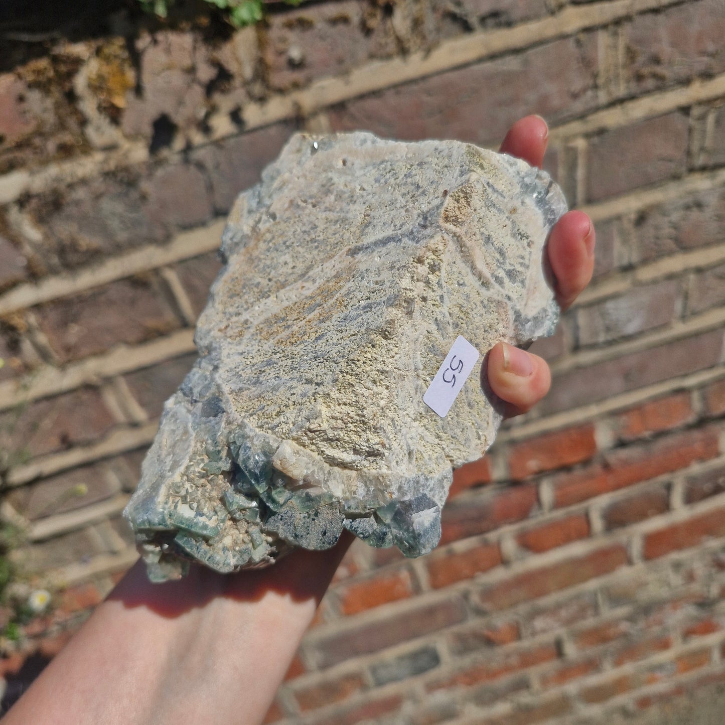 UV fluorite mineral specimen