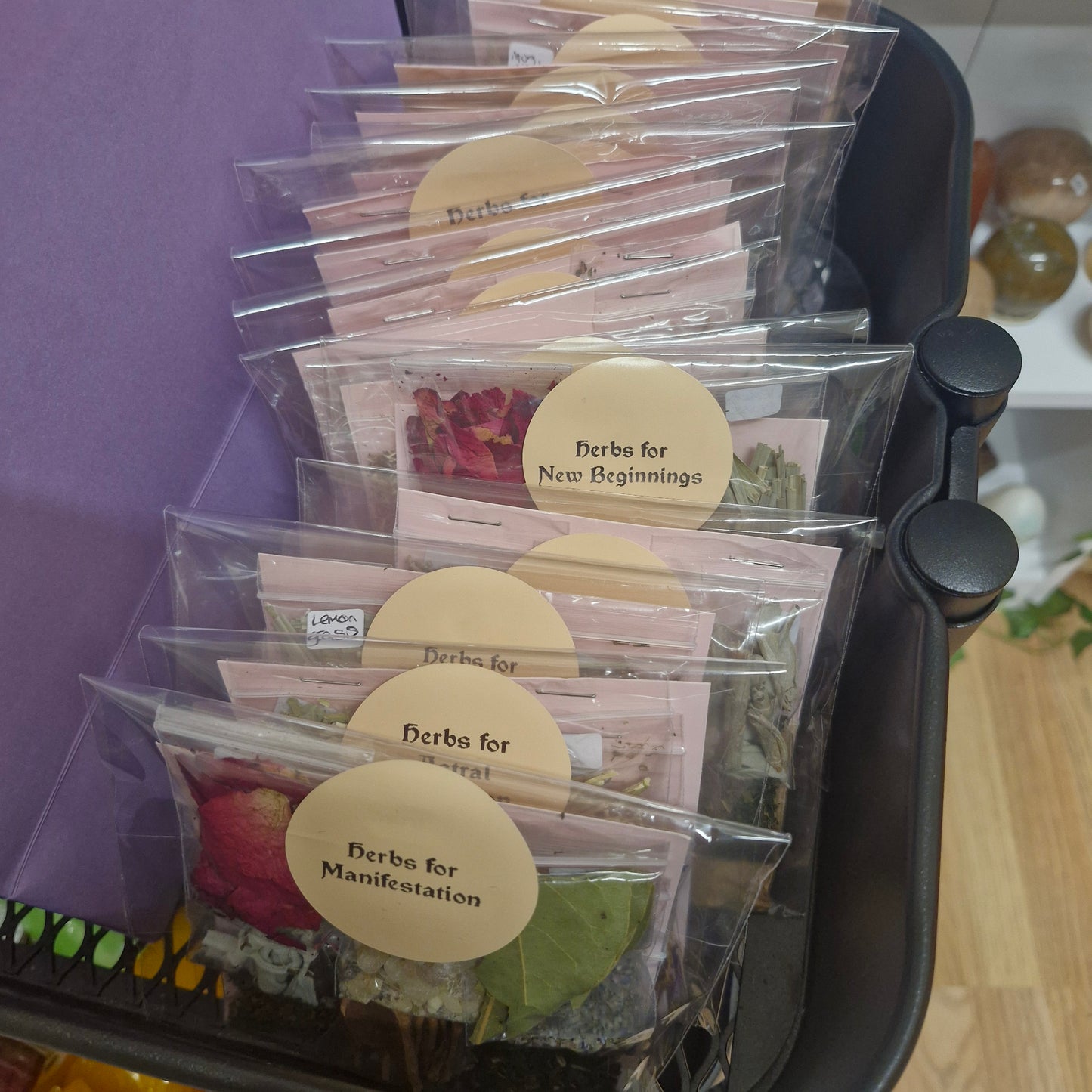 Make your own herb blend/spell mix/loose incense kits