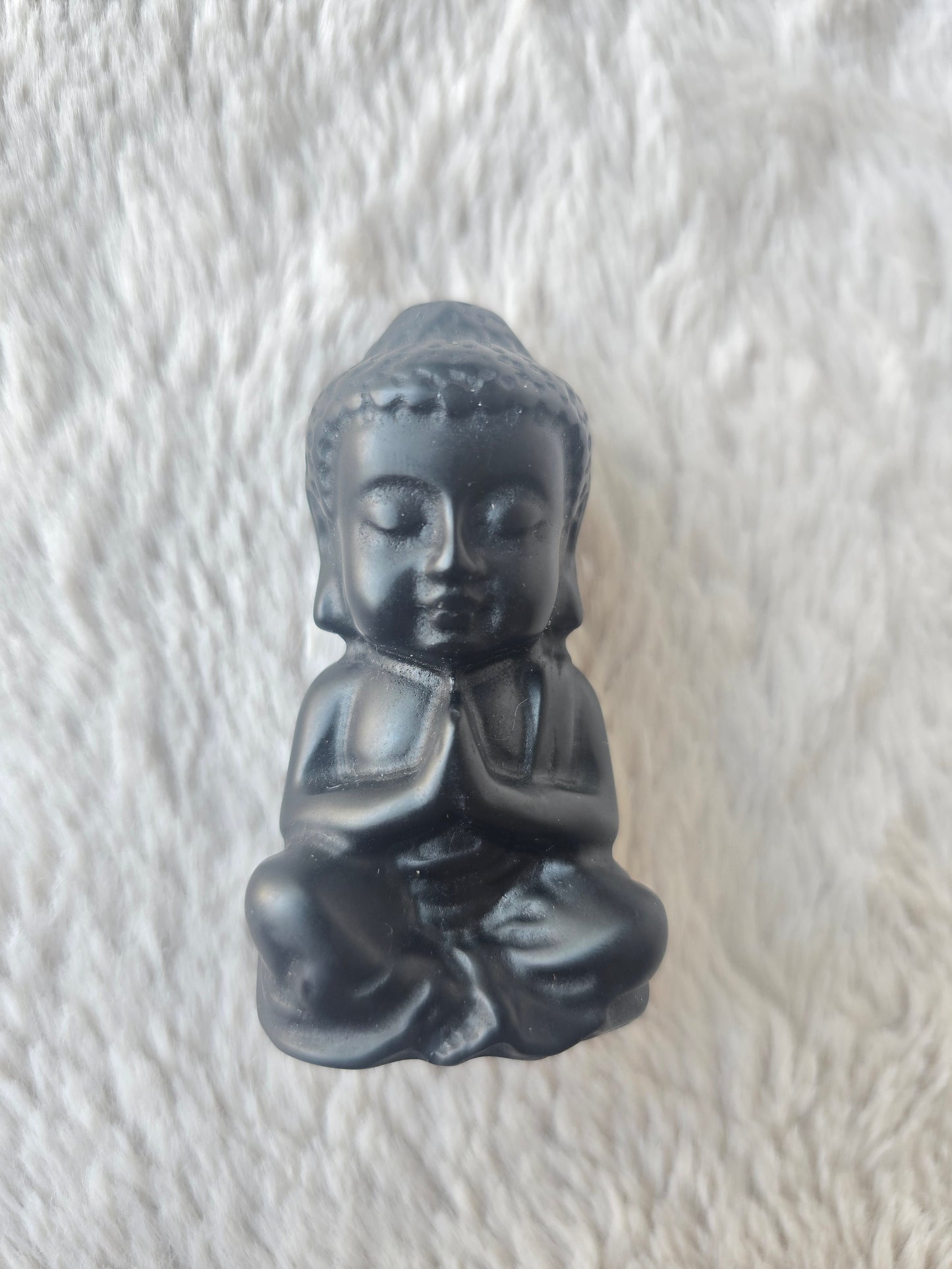 Obsidian buddah - 6.5cm