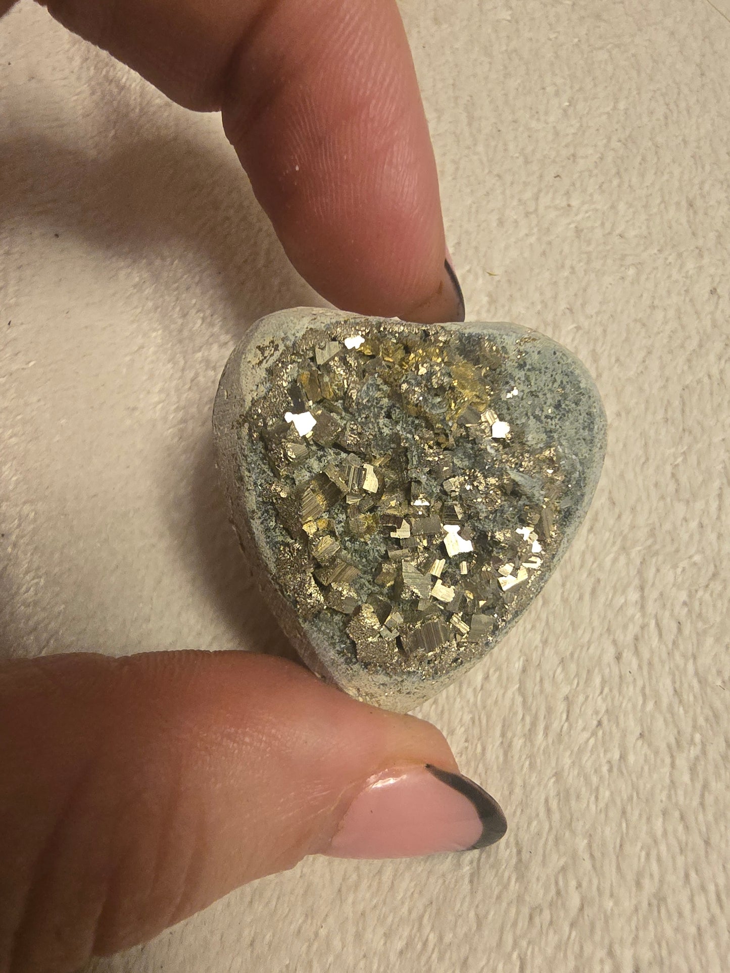 Pyrite heart