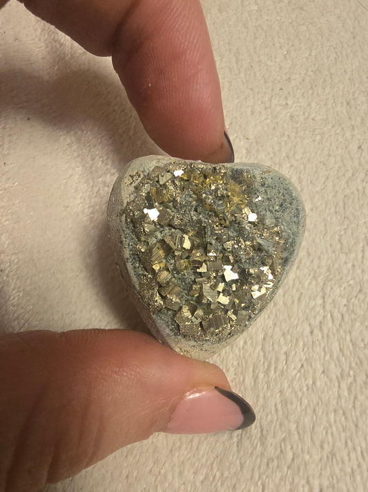 Pyrite heart