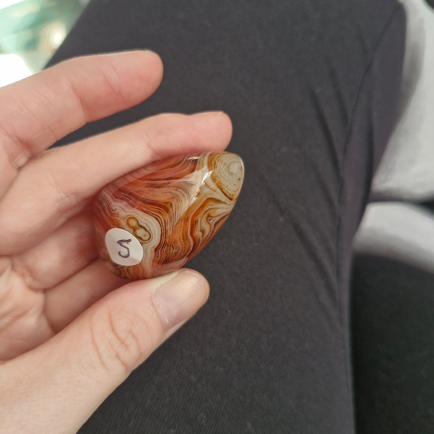 Sardonyx palm stones/ mini palms