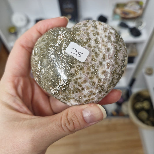 Ocean Jasper Heart