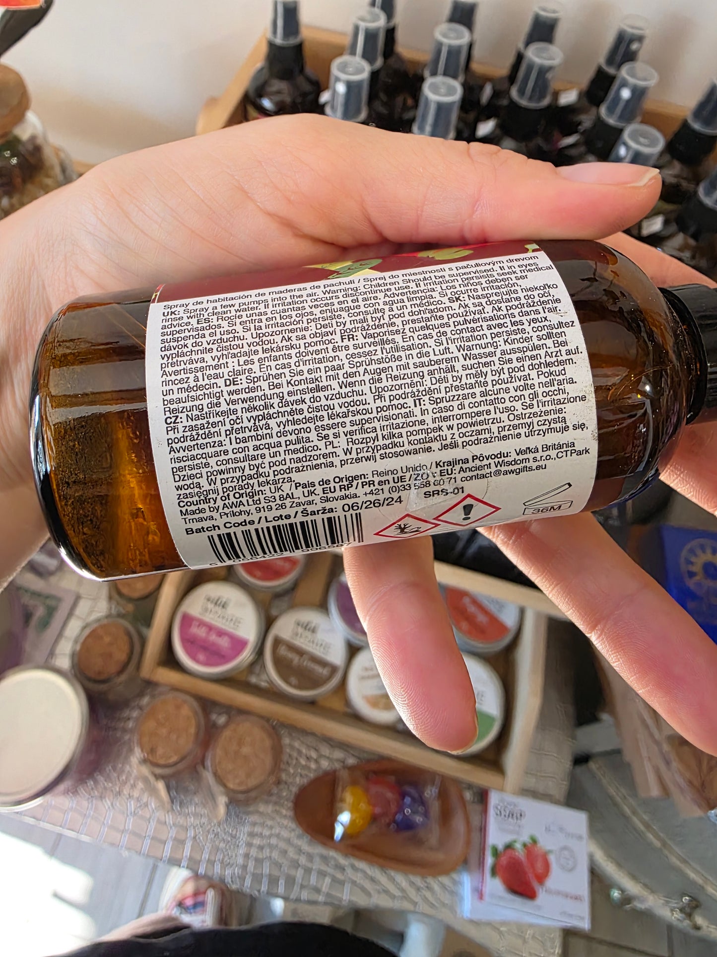 Patchouli forest room spray