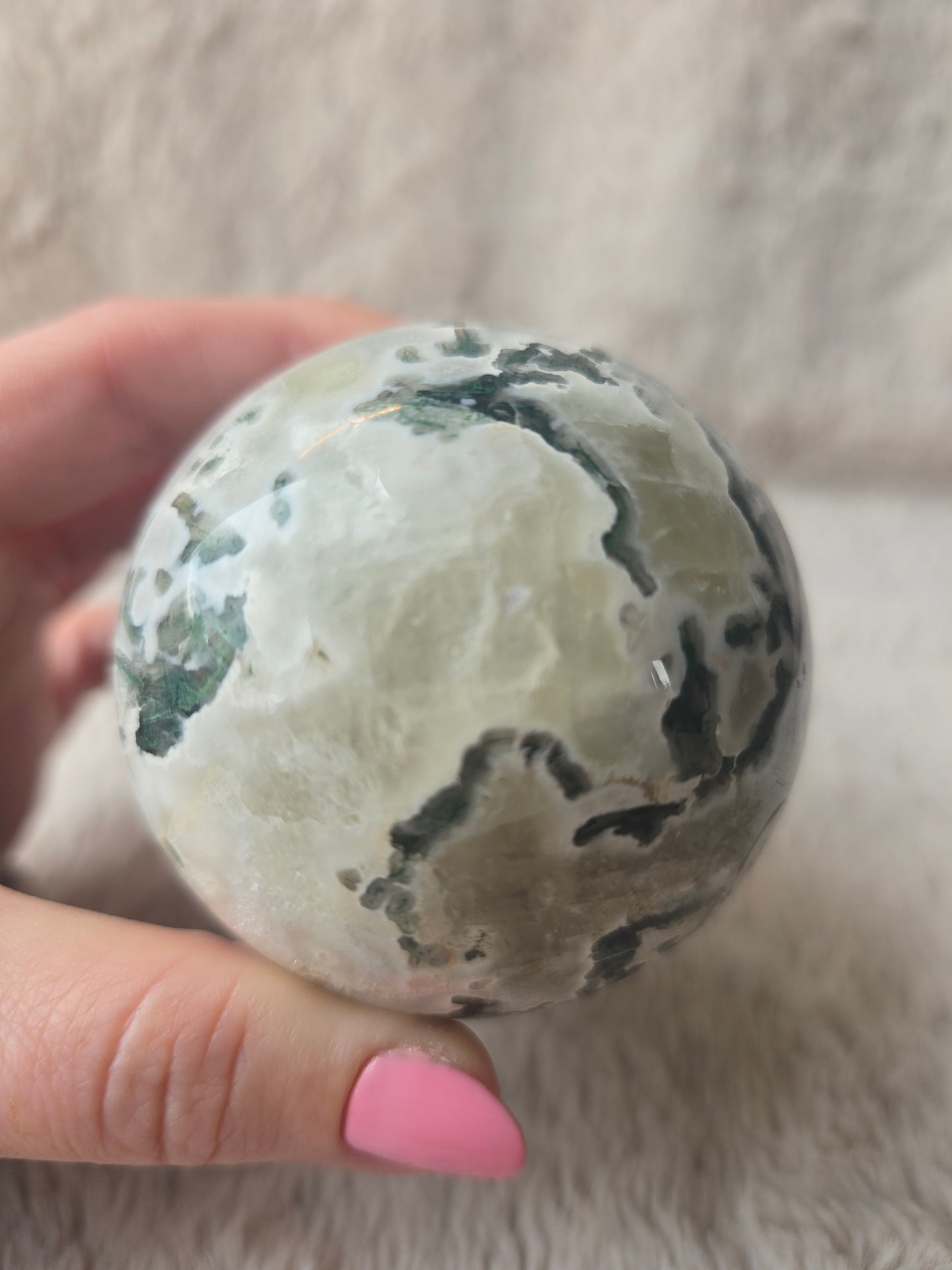 Moss Agate Sphere